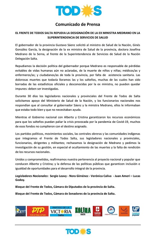 COMUNICADO