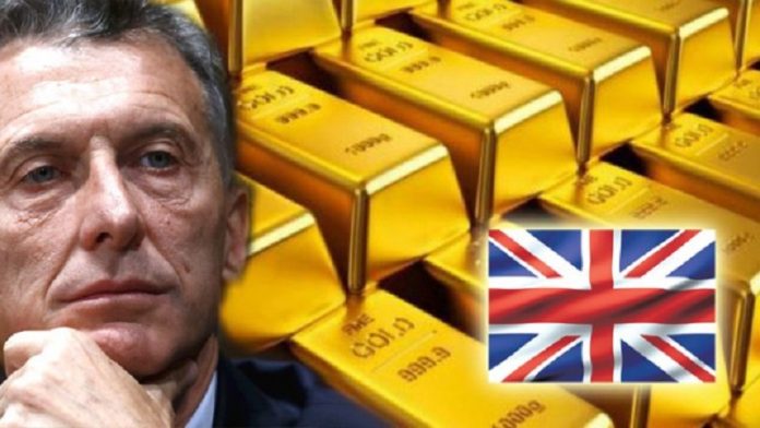 Macri lingotes de oro londres