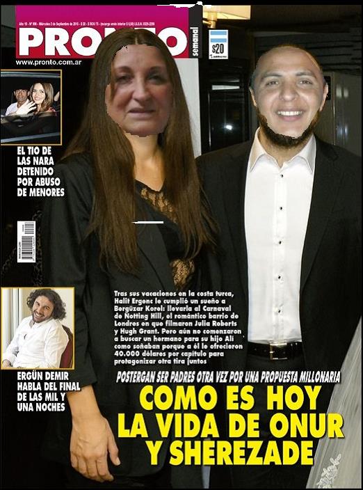 Onur y Sherezade juntos