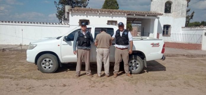 Salta-oficial detenido